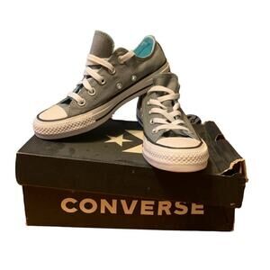 Converse All Star Madison Ox Gray Canvas Low Top Sneakers Women’s 5 NIB